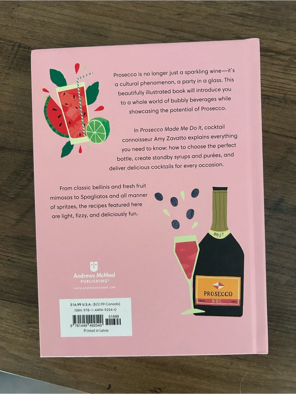 Prosecco Made Me do it cocktail book